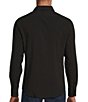Color:Black - Image 2 - Slim Fit Solid Performance Stretch Long Sleeve Woven Shirt