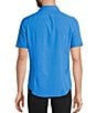 Murano Slim Fit Solid Performance Stretch Short Sleeve Woven Shirt - Image 2
