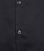 Murano Slim Fit Solid Sateen Long Sleeve Woven Shirt - Image 3