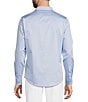 Murano Slim Fit Solid Sateen Long Sleeve Woven Shirt - Image 3