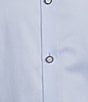 Murano Slim Fit Solid Sateen Long Sleeve Woven Shirt - Image 5