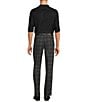 Color:Black - Image 4 - Wardrobe Essentials Slim-Fit Textured Long-Sleeve Woven Shirt