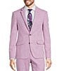 Murano Slim Fit Textured Suit Separates Jacket, Color:Magenta - Image 1