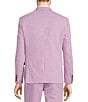 Murano Slim Fit Textured Suit Separates Jacket, Color:Magenta - Image 2