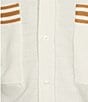 Murano Snit Short Sleeve Textured Coat Front Shirt, Color:Cream - Image 4