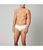 Color:White - Image 2 - Solid Cotton Briefs 3-Pack