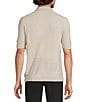 Murano Solid Full-Zip Short Sleeve Knit Coat Front Shirt - Image 2