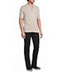 Murano Solid Full-Zip Short Sleeve Knit Coat Front Shirt - Image 3