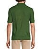 Murano Solid Full-Zip Short Sleeve Knit Coat Front Shirt - Image 6