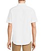 Murano Solid Poplin Short Sleeve Woven Shirt - Image 6