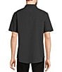 Murano Solid Poplin Short Sleeve Woven Shirt, Color:Dark Grey - Image 2