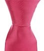 Color:Hot Pink - Image 1 - Narrow 3#double; Silk Tie