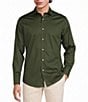 Murano Solid Sateen Classic Fit Long Sleeve Woven Shirt - Image 1