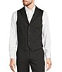 Murano Solid Suit Separates Knit Vest, Color:Black - Image 1