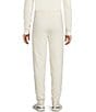 Murano Solid Teddy Jogger Pants, Color:Cream - Image 2