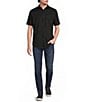 Murano Solid Texture Short Sleeve Woven Shirt - Image 3