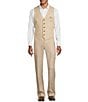 Murano Baird McNutt Suit Separate Linen Vest, Color:Khaki - Image 3