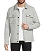 Murano The City Stride Shirt Jacket, Color:Light Grey Heather - Image 1