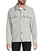 Murano The City Stride Shirt Jacket, Color:Light Grey Heather - Image 3