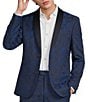Murano The Event Capsule Slim Fit Jacquard Print Suit Separates Jacket - Image 3
