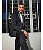 Murano The Holiday Edit Collection Alex Slim Fit Suit Separates Tux Pants, Color:Black - Image 7