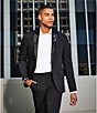 Murano The Holiday Edit Collection Alex Slim Fit Suit Separates Tux Pants, Color:Black - Image 9