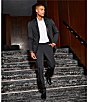 Murano The Holiday Edit Collection Alex Slim Fit Suit Separates Tux Pants, Color:Black - Image 10