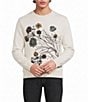 Murano The Legend Collection Slim Fit Branch Print Neoprene Sweatshirt - Image 1