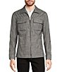 Color:Grey Heather - Image 1 - Tigers of Tokyo Collection Slim-Fit Shirt Jacket
