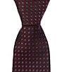 Murano Tony Interlocking Neat Printed 3 1/8#double; Silk Tie, Color:Red - Image 1