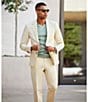 Color:Stone - Image 6 - Verdant Vibes Collection Alex Slim-Fit Suit Separates Sateen Dress Pants