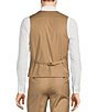 Color:Brown - Image 2 - Wanderin West Collection Double Breasted Pinstripe Suit Separates Vest