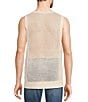Color:Ecru - Image 2 - Wanderin West Collection Open Knit Sleeveless Sweater Tank