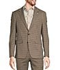 Color:Brown Multi - Image 1 - Wanderin West Collection Slim Fit Geometric Jacquard Suit Separates Jacket