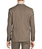 Color:Brown Multi - Image 2 - Wanderin West Collection Slim Fit Geometric Jacquard Suit Separates Jacket