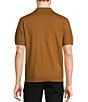 Color:Copper Brown - Image 2 - Wanderin West Collection Textured Full-Zip Short Sleeve Coatfront Sweater