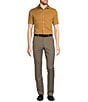 Color:Copper Brown - Image 3 - Wanderin West Slim Fit Short Sleeve Woven Camp Shirt