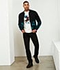 Color:Black - Image 5 - Wardrobe Essentials Alex Slim Fit 5-Pocket Stretch Denim Jeans