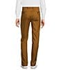 Color:Tobacco - Image 2 - Wardrobe Essentials Alex Slim Fit Flat Front Washed Stretch Chino Pants