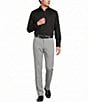 Murano Wardrobe Essentials Athletic Fit Solid Sateen Long Sleeve Woven Shirt - Image 3