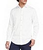 Murano Wardrobe Essentials Athletic Fit Solid Sateen Long Sleeve Woven Shirt - Image 5