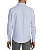 Murano Big & Tall Wardrobe Essentials Dobby Stretch Long Sleeve Woven Shirt, Color:Light Blue - Image 2