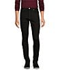 Color:Black - Image 1 - Wardrobe Essentials Evan Extra Slim-Fit 5-Pocket Stretch Denim Jeans