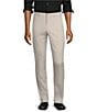 Color:Grey - Image 1 - Wardrobe Essentials Evan Extra Slim Fit Flat Front Tapered Leg Chino Dress Pants