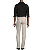 Color:Grey - Image 4 - Wardrobe Essentials Evan Extra Slim Fit Flat Front Tapered Leg Chino Dress Pants