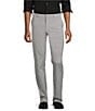 Color:Light Grey - Image 1 - Wardrobe Essentials Evan Extra Slim-Fit TekFit Waistband Suit Separates Flat-Front Dress Pants