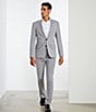 Color:Light Grey - Image 5 - Wardrobe Essentials Evan Extra Slim-Fit TekFit Waistband Suit Separates Flat-Front Dress Pants