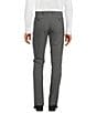 Color:Grey - Image 2 - Wardrobe Essentials Evan Extra Slim Fit TekFit Waistband Suit Separates Flat Front Dress Pants
