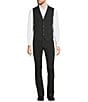 Color:Charcoal - Image 3 - Wardrobe Essentials Evan Extra Slim Fit TekFit Waistband Suit Separates Flat Front Dress Pants