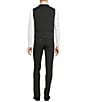 Color:Charcoal - Image 4 - Wardrobe Essentials Evan Extra Slim Fit TekFit Waistband Suit Separates Flat Front Dress Pants